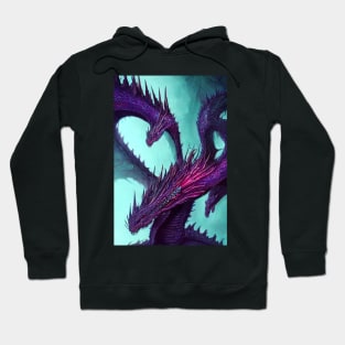 purple dragons Hoodie